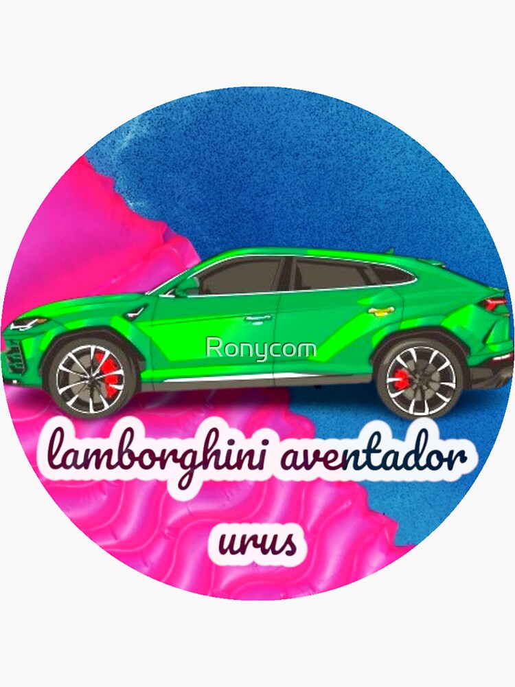 Lamborghini Aventador Urus Sticker For Sale By Ronycom Redbubble