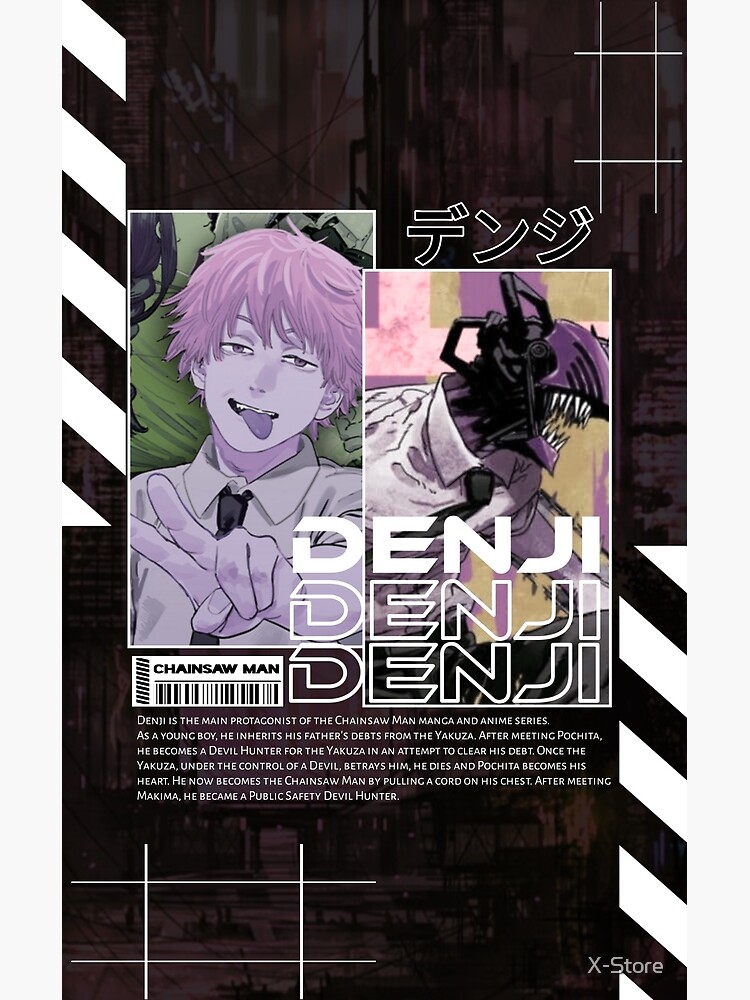 Denji Chainsaw Man Art Print For Sale By X Store Redbubble