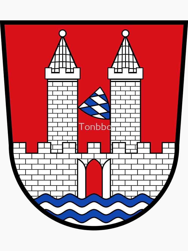 Kelheim Coat Of Arms Germany Sticker By Tonbbo Redbubble