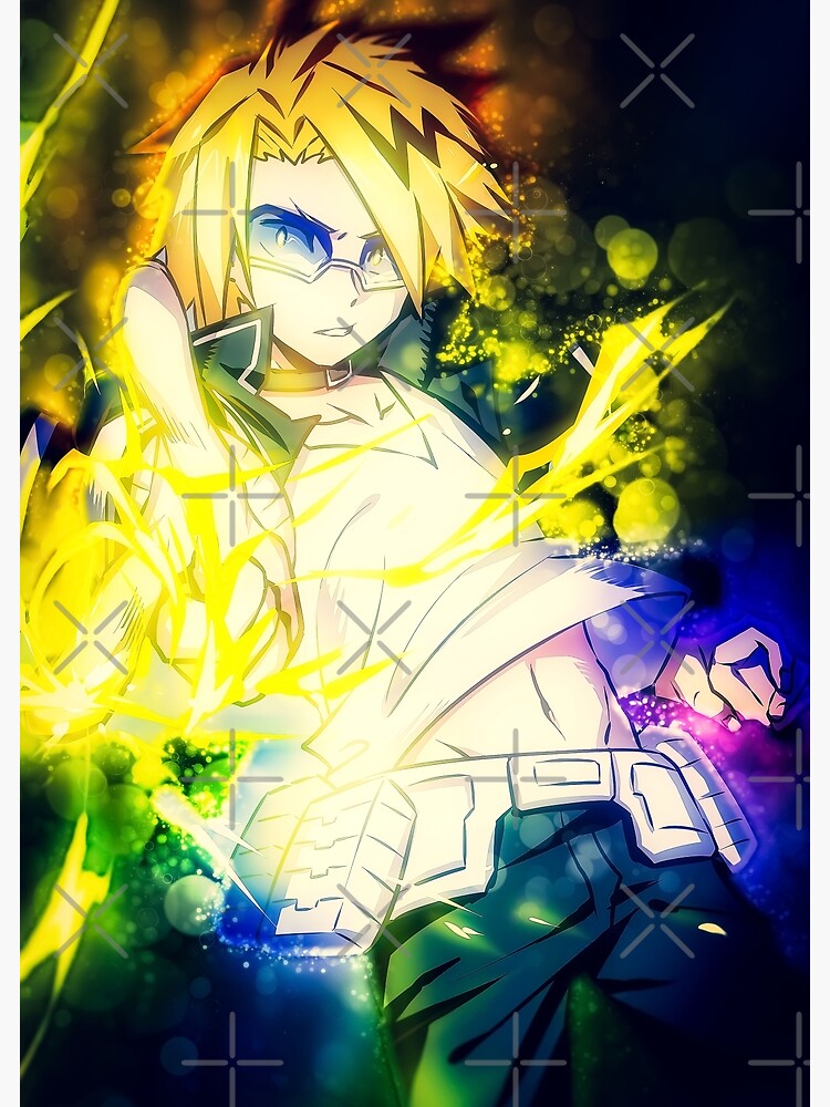 Denki Kaminari Chargebolt My Hero Academia Anime Girl Drawing Fanart Poster For Sale By