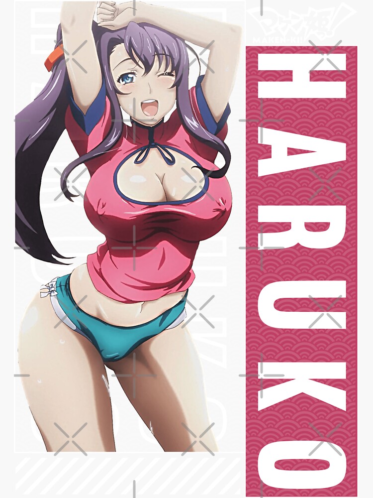 Haruko Amaya 晴子 Maken Ki Sticker for Sale by B love Redbubble