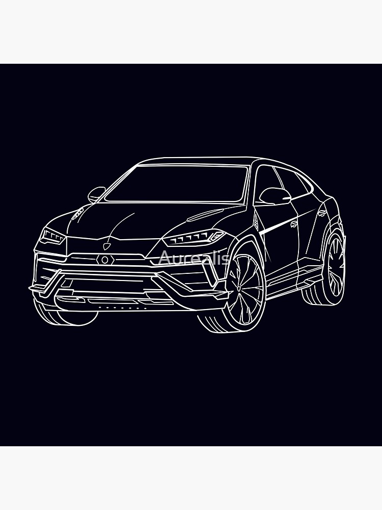 Lamborghini Urus Sticker For Sale By Aurealis Redbubble