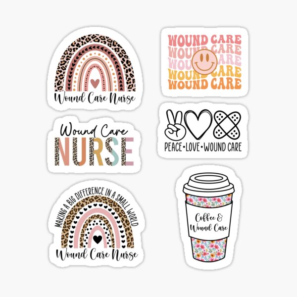 Wound Care Nurse Sticker Pack Ostomy Nurse Gift Wound Care Nurse