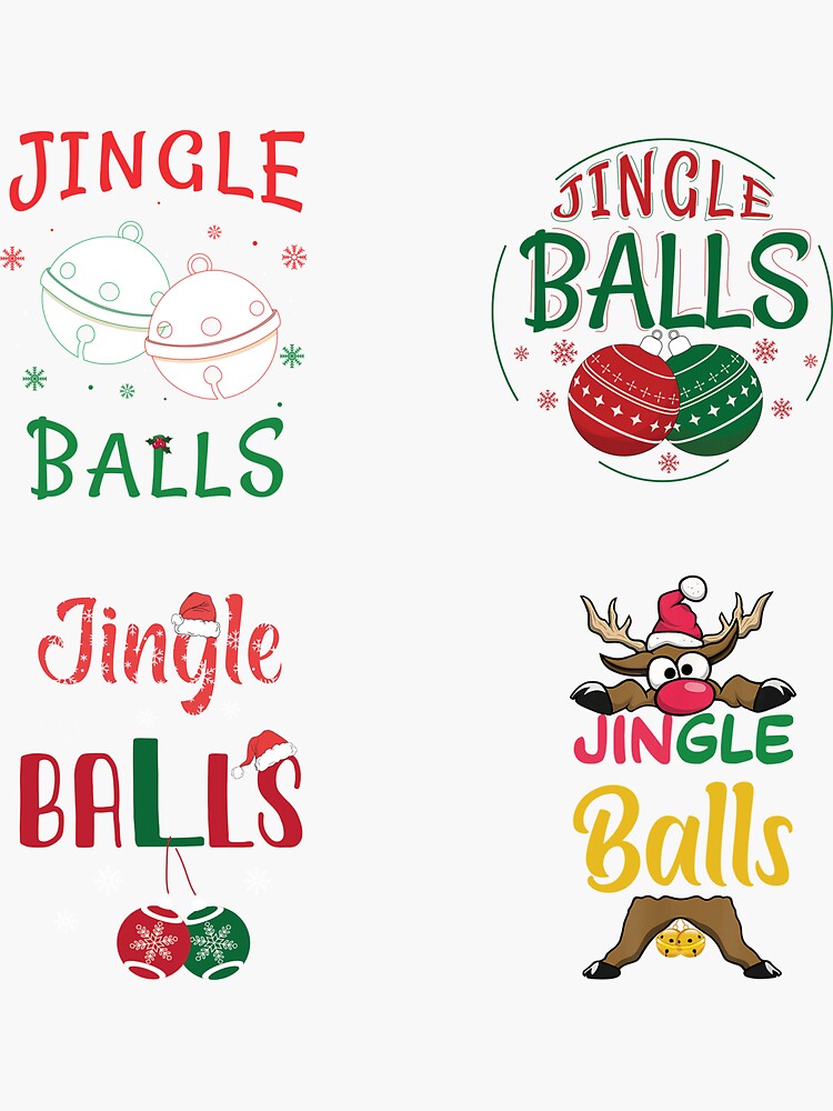 Jingle Balls Tinsel Tits Couples Christmas Matching Couple Pack