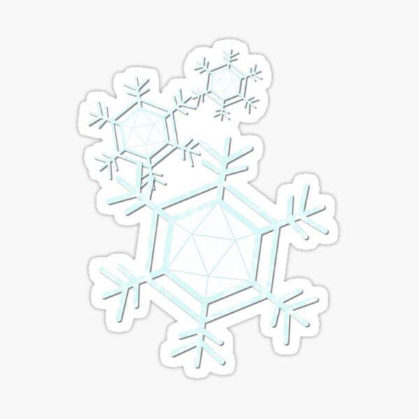 Dice Snowflake Snowfall Dungeons And Dragons Dnd Inspired