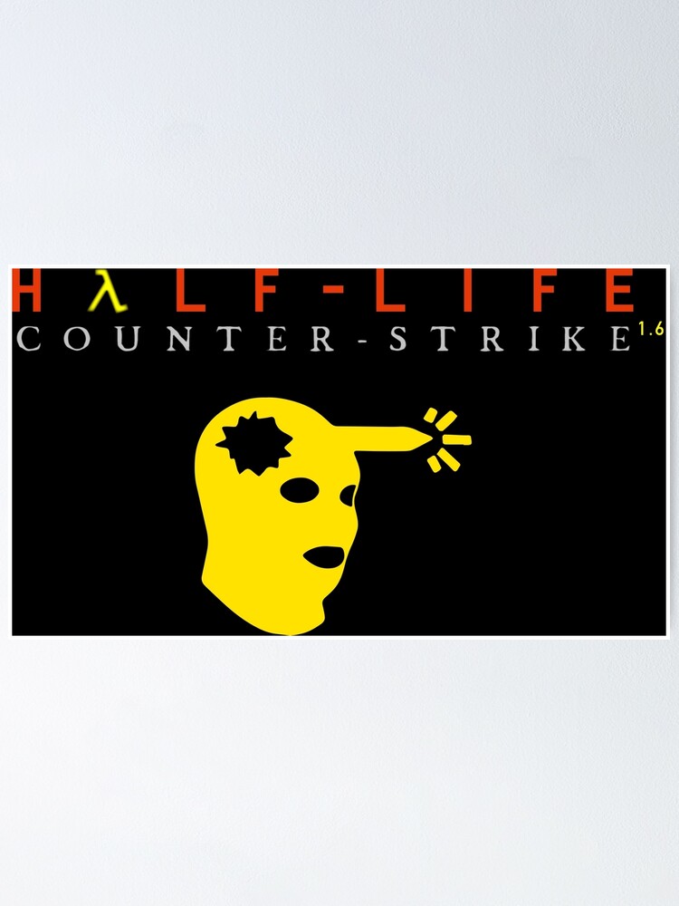 Half Life Counter Strike Logo Poster For Sale By Lgsmerch Redbubble