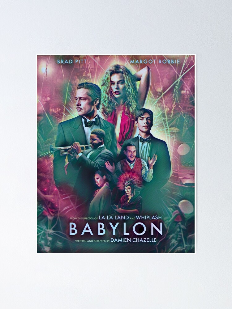 Babylon Movie 2022 Characters Poster For Sale By Aniatom Redbubble