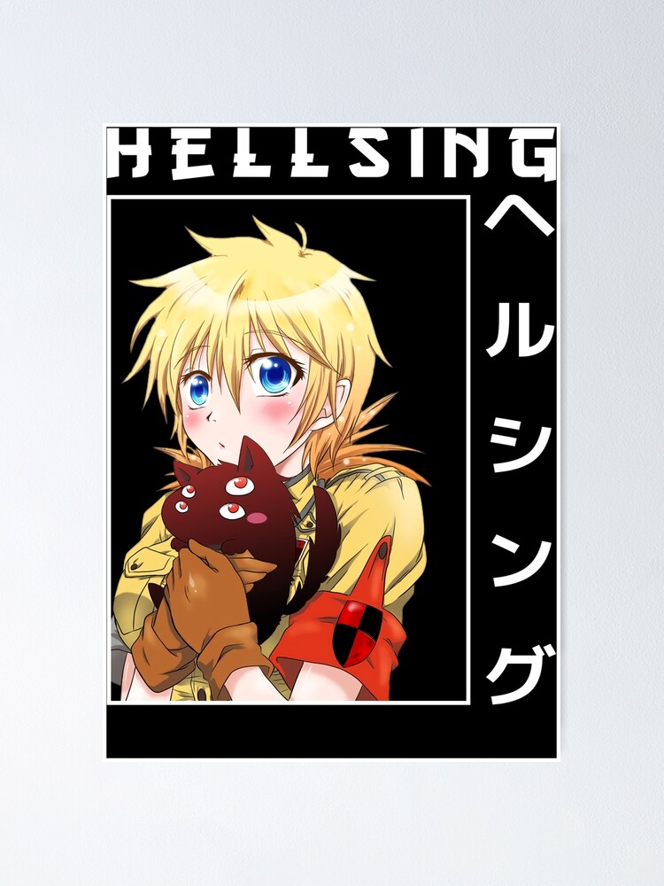 Seras Victoria Hellsing Anime Girl Waifu Fanart Poster For Sale By