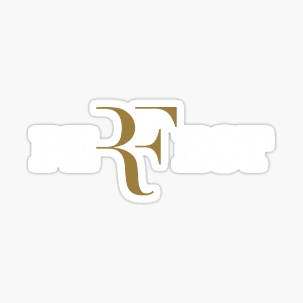 Roger Federer Logo Sticker For Sale By Rumahhobbit56 Redbubble