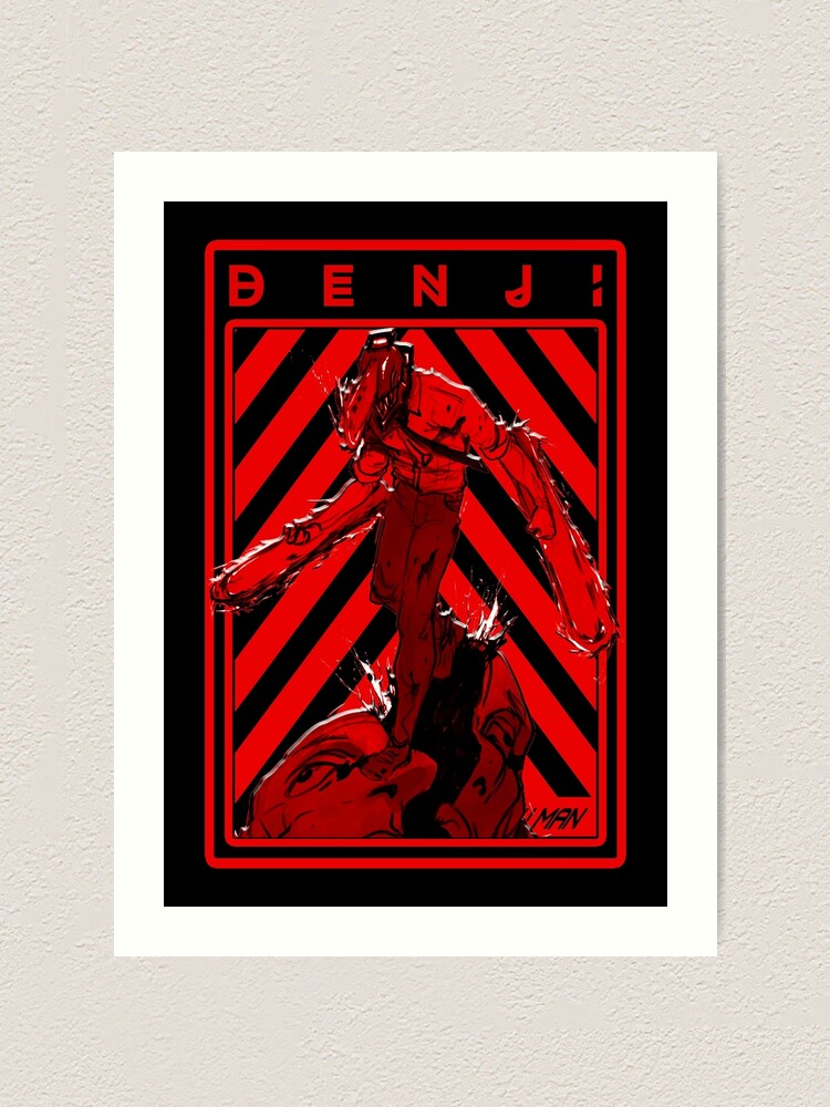 Denji Chainsaw Man Art Print For Sale By Penge Redbubble