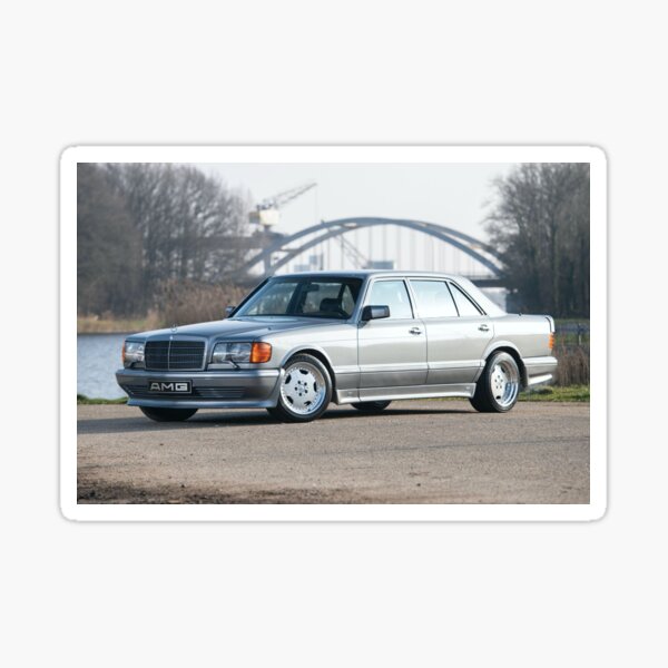 Mercedes Benz AMG W126 560 SEL Sticker For Sale By Lewismate Redbubble