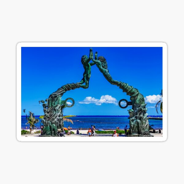 Playa Del Carmen Excursions Sticker For Sale By Travelandjoy