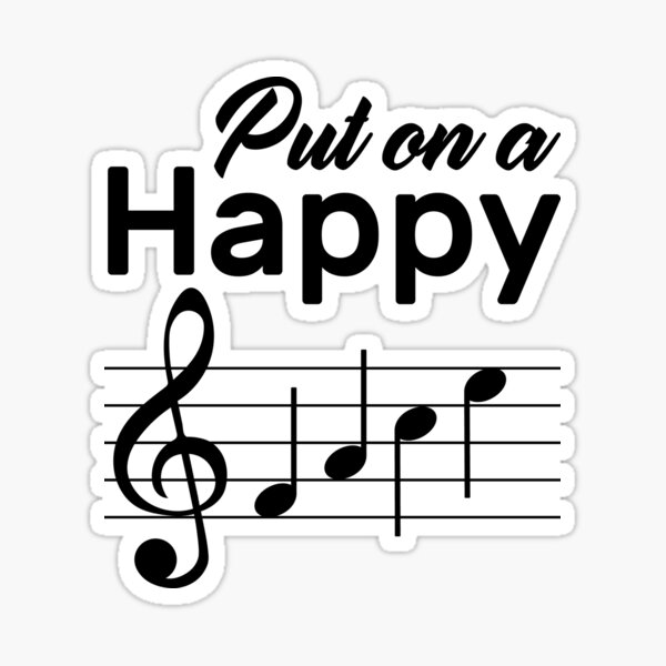 Put On A Happy Face Music Teacher Gift For Musician Choir Director