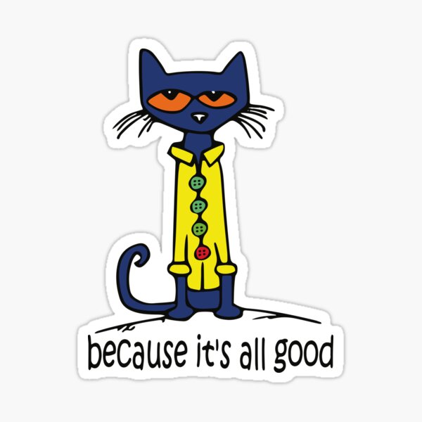 Pete The Cat Sticker For Sale By Walidovicstore Redbubble