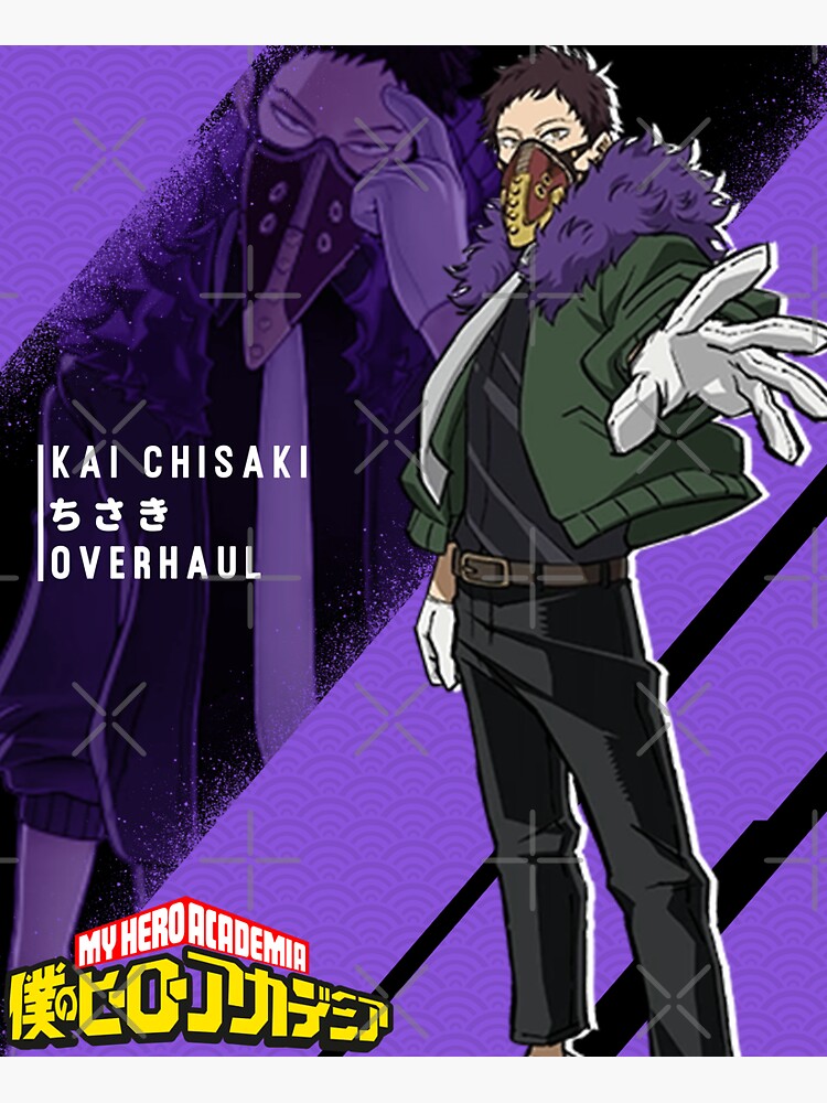 Overhaul Kai Chisaki My Hero Academia Sticker For Sale By B