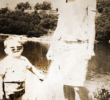 My mother and me by Antanas