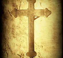 Cross at Mission San Buenaventura by VJMaheu