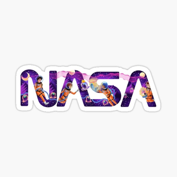 Retro Nasa Logo Design Sticker For Sale By The Tfg Redbubble