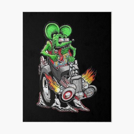 Rat Fink Rat Fink Art Board Print For Sale By ADLERART2023 Redbubble