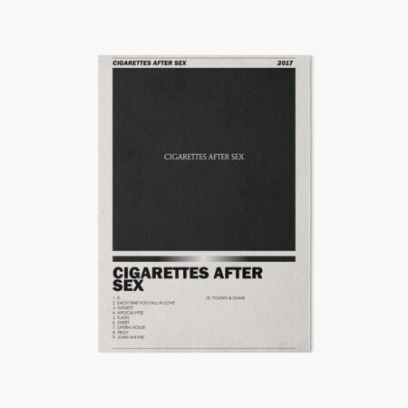 Self Titled Album Cigarettes After Sex Album Poster More Art