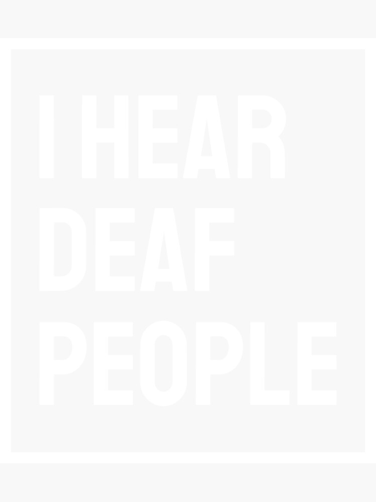 Deaf Pride Hard Of Hearing Hearing Loss Awareness Sticker For Sale By