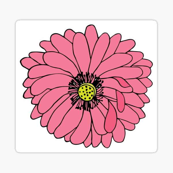 Pink Lotus Flowers Sticker For Sale By Freedmbelle Redbubble