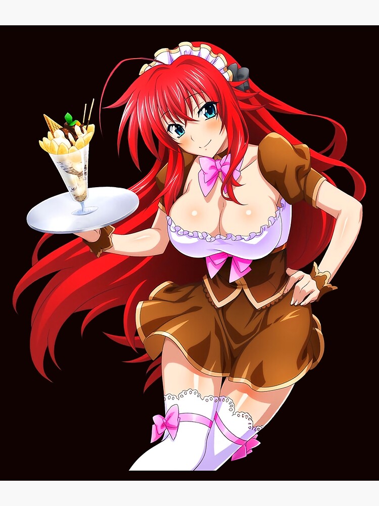 Lewd Rias Gremory Waifu Hentai Anime Poster For Sale By Hentaii