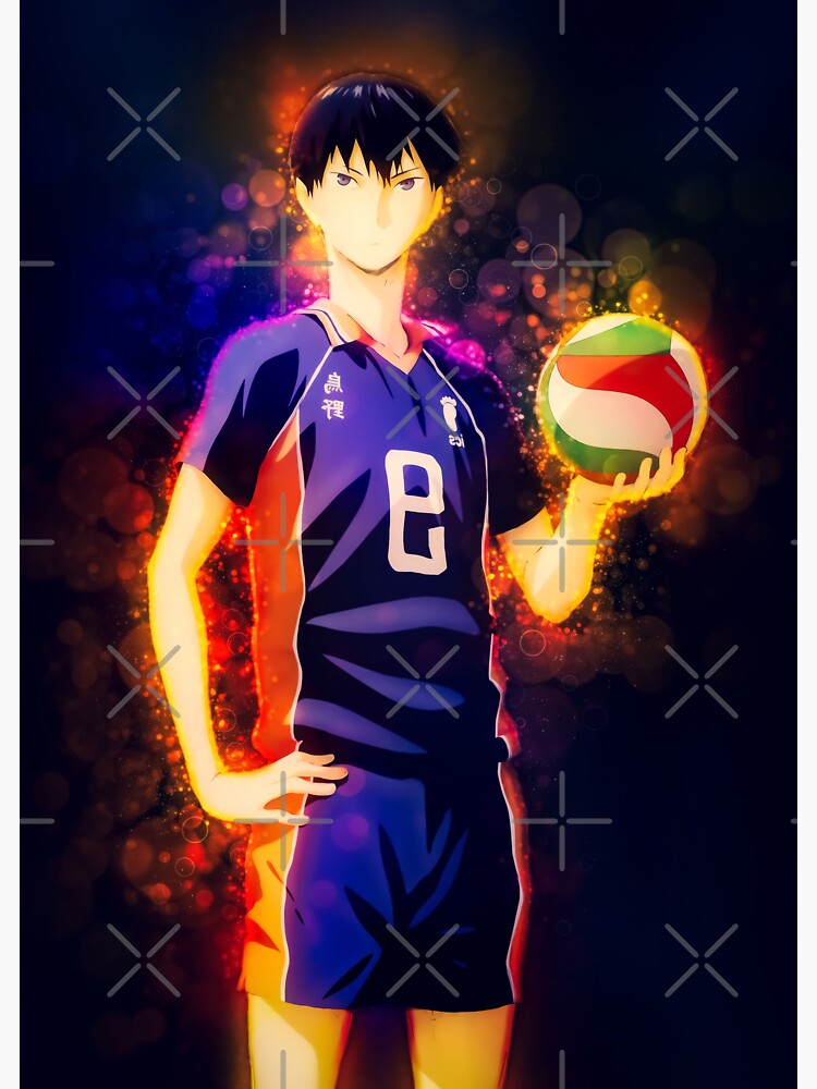 Tobio Kageyama Haikyuu Anime Girl Drawing Fanart Sticker For Sale By