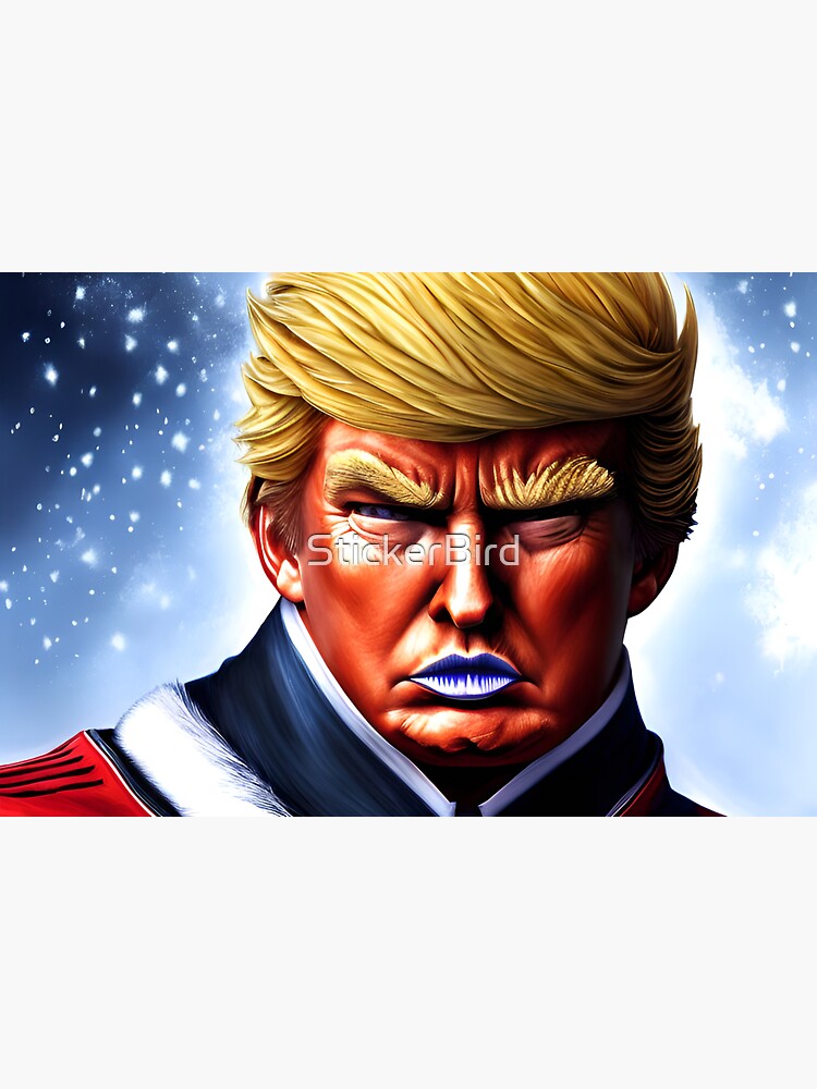 Donald Trump Tekken Fighter Artwork Sticker For Sale By Stickerbird