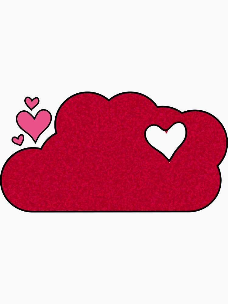 Valentines Clipart Sticker For Sale By Badretop Redbubble