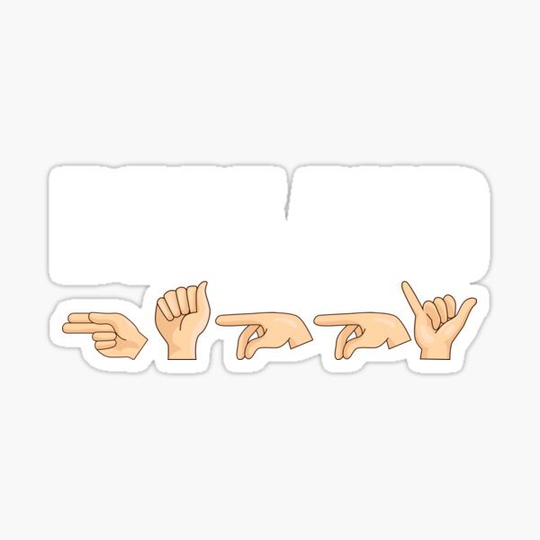 Deaf Pride Hard Of Hearing Sign Language Sticker For Sale By Avlex