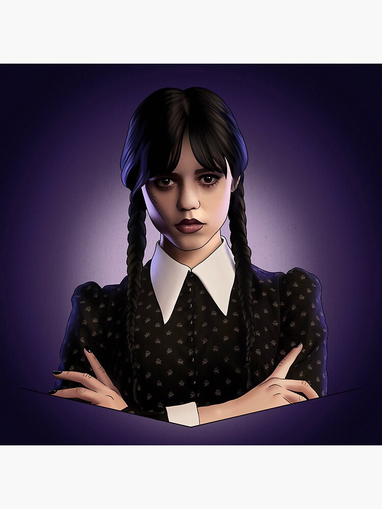 Wednesday Addams Sticker For Sale By Kelseyb32 Redbubble