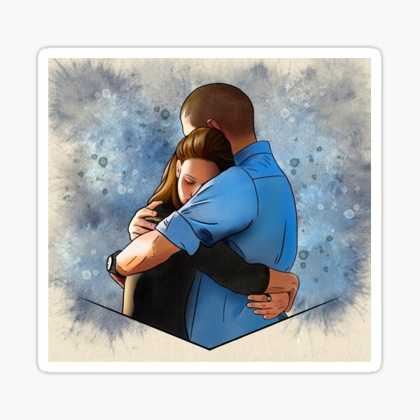 Michael And Sara Prison Break Hug Sticker For Sale By Kelseyb32