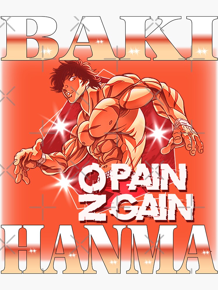 Baki The Grappler Baki Hanma Fanart Sticker For Sale By