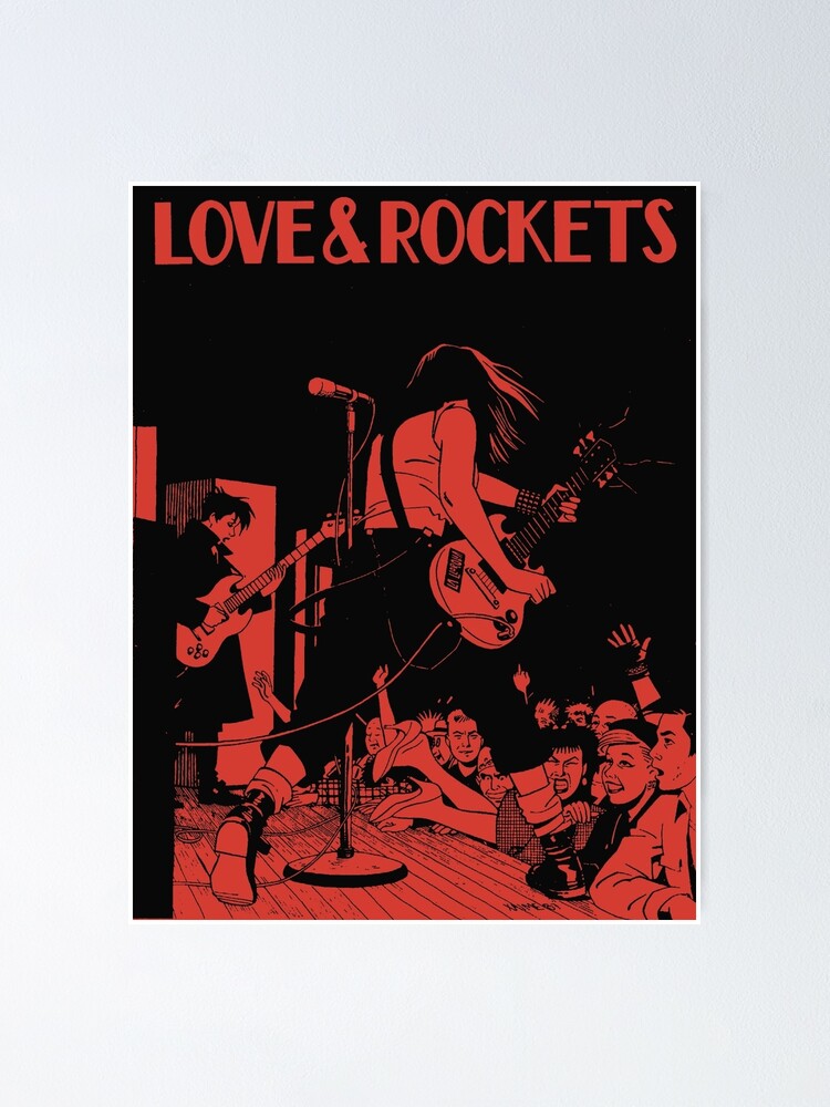 Love And Rockets L R Love Rockets Comic Pop Art Cover Concert