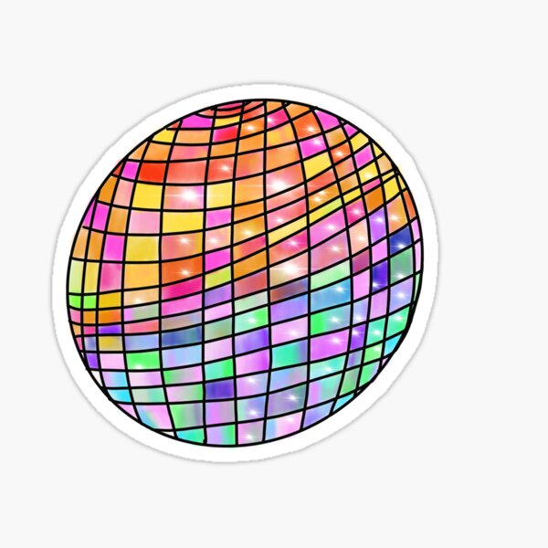 Disco Girl Sticker For Sale By Noitskaty Redbubble