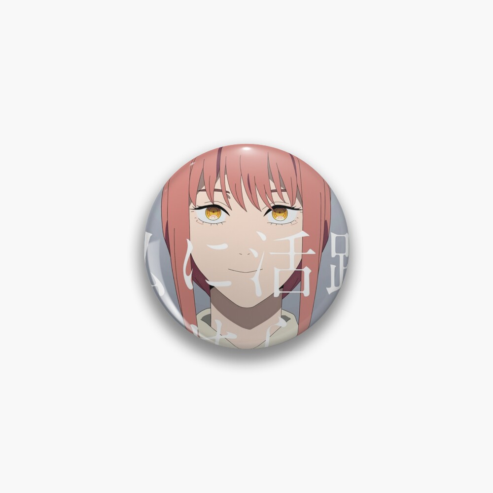 MAKIMA Chainsaw Man チェンソーマン Pin for Sale by claywalkr Redbubble