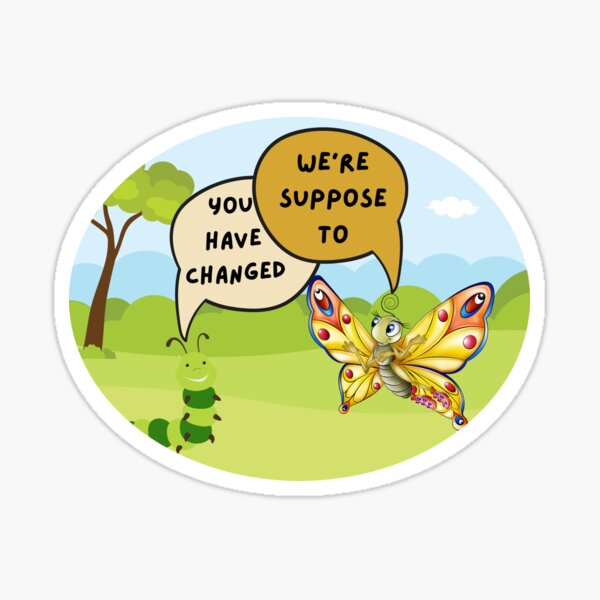 You Have Changed Sticker For Sale By World Arabia Redbubble