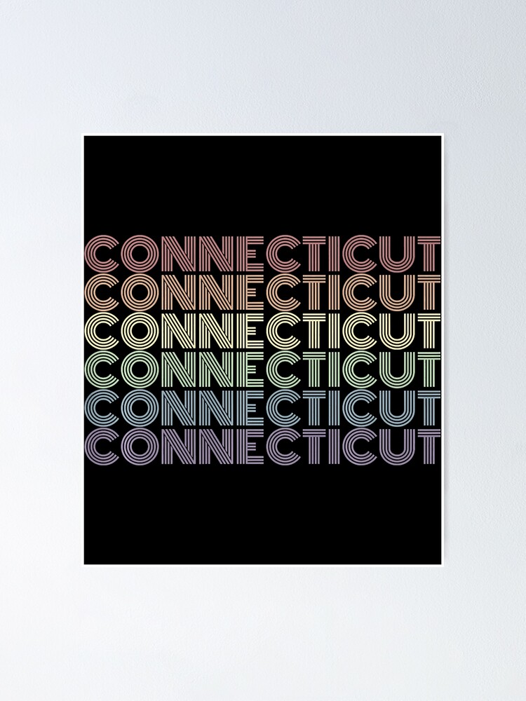 Connecticut Gay Pride Lgbt Us State Poster For Sale By Denzel Art