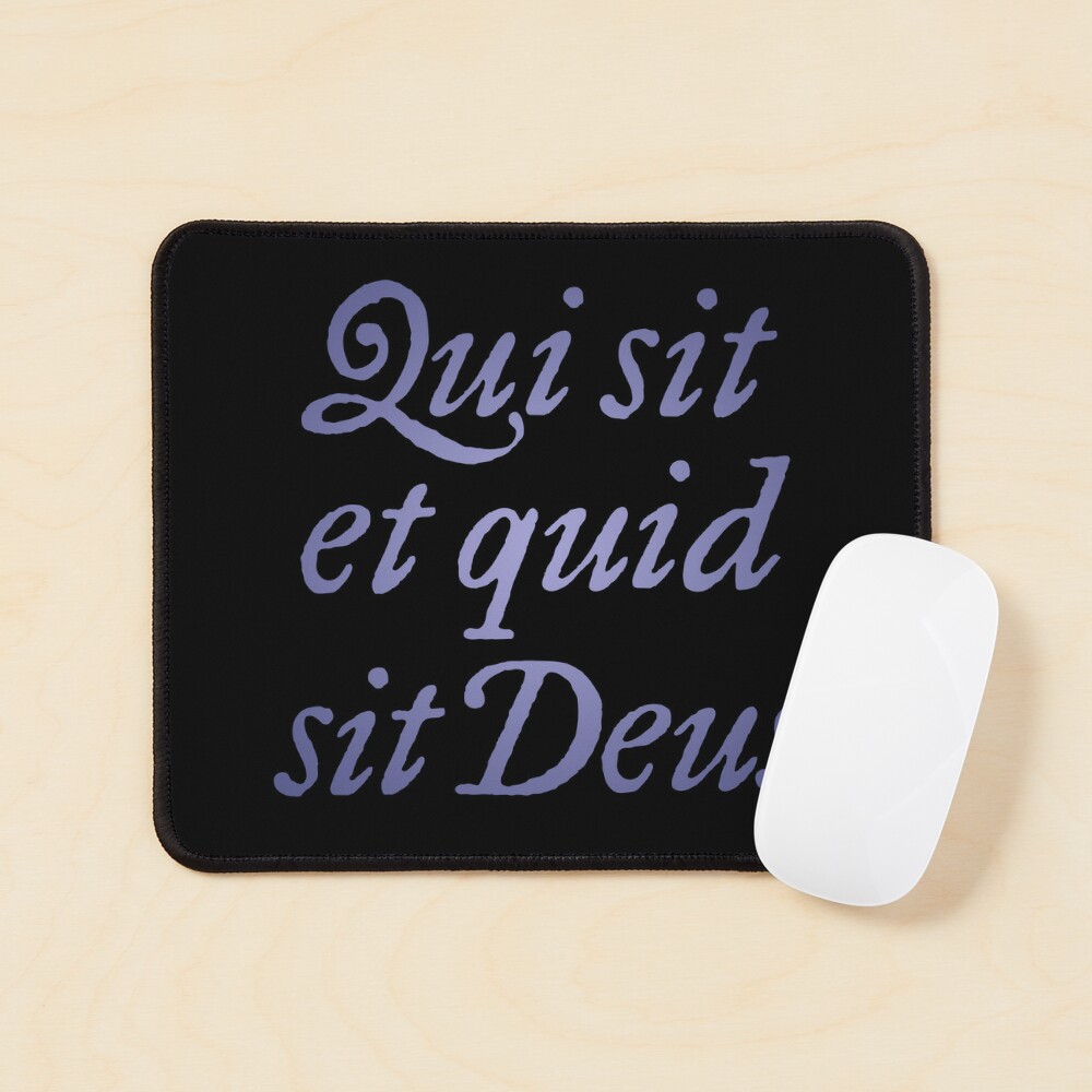 Qui Sit Et Quid Sit Deus V 2 Sticker For Sale By Brett Jordan