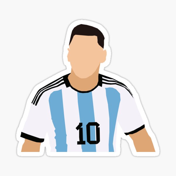 Lionel Messi Sticker For Sale By Safiaraoof Redbubble