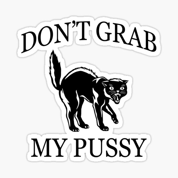 Dont Grab My Pussy Sticker For Sale By CharleneMcCall Redbubble