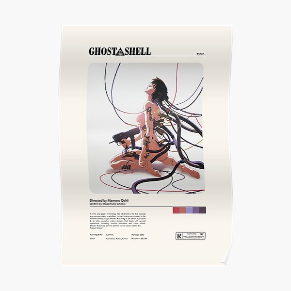 Ghost In The Shell Poster For Sale By Tycheaart Redbubble