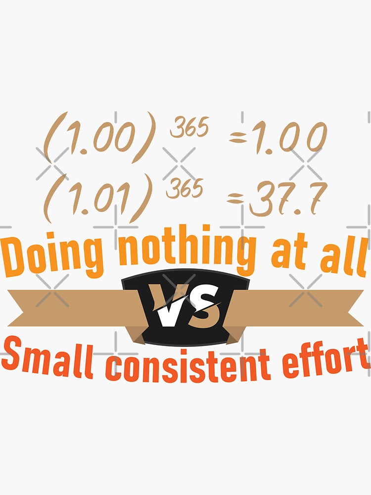 Doing Nothing At All Vs Small Consistent Effort Motivational Quotes