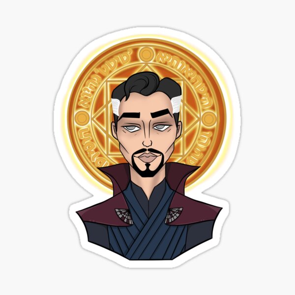 Dr Strange Sticker For Sale By KateJeffcott Redbubble