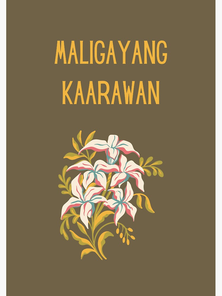 Maligayang Kaarawan Filipino Birthday Card Tagalog Birthday