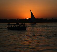Nile Sunset by Roddy Atkinson