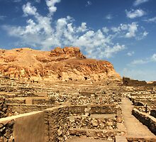 Deir el-Madinah or Valley of the Workers by Roddy Atkinson