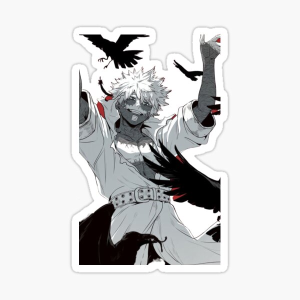 Dabi Toya White Hair Sticker For Sale By Sbgh Redbubble