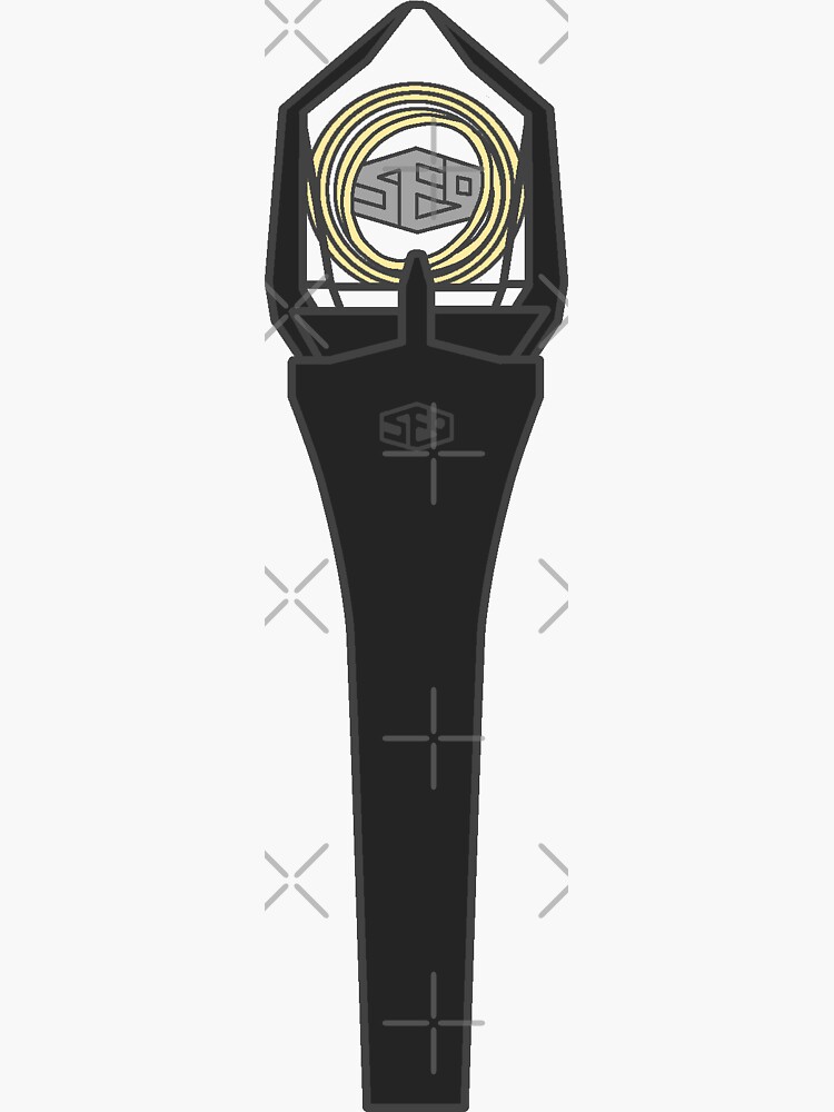 Sf Black Lightstick Sticker For Sale By Penghwall Redbubble